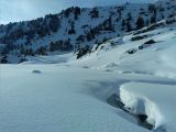 Lac Achard pour profiter des claircies 2023-11-11: Une belle quantit de neige!!!