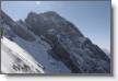 Couloir nord du col du Pare&#769; du Joux que l'on vient de descendre vu des Rochers de Sallaz