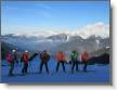 La team avec le Mont blanc