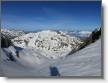 Vue sur le Pic de la Belle Etoile, et les 7 laux en bas