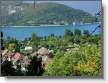 Le canyon termine dans les eaux du Lac d'ANNECY