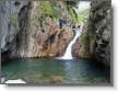 Canyon d'Artigues, bien alimente et avec un encaissement croissant.