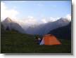 Bivouac sur les hauts de Villard Notre Dame