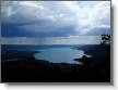 Lac de Sainte Croix juste avant l'orage quotidien