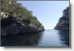 calanque d'En Vau vue de la plage