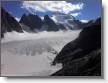 Glacier blanc et Barre des Ecrins au fond