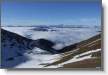 La mer de nuage est juste au niveau de la station fantome