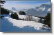 panorama sur le mont Aiguille et le Grand Veymont