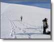 descente dans la poudreuse... hum, excellent !!