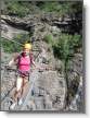 Marion joue avec la passerelle...