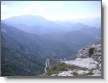 Vue du sommet de la via ferrata