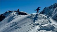 Tour et Pic Sud du Merlet 2026-03-19: Petite ar�te d'acc�s 