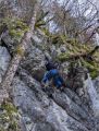 Team MCMD Sortie 4 : Dry-tooling  l'abattoir  2023-12-17: Passage du surplomb de cette voie naturelle !