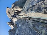 Alpi AUTONOME - Grand Pic de Belledonne: Ar�te N 2026-07-18: Lenette g�re dans le passage de V-