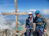 Alpi AUTONOME - Grand Pic de Belledonne: Ar�te N 2026-07-18: Summit ! (Ils n'ont pas encore r�alis�s qu'ils leur restent 2500D- et une heure de v�lo)