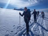 Petit Veymont et Rochers du Parquet 2026-02-01: arriv�e au dessus du pas des Bachassons