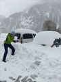 Tour du Viso 2026-03-12: retour au pk. Surprise chasse-neige