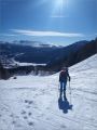 Pas de la Posterle (Gresse) 2026-04-04: Florence au d�part 