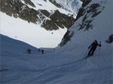 Clapiere des crouzes NNE 2022-01-30: Couloir NNE Clapiere des crouzes