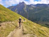 Tour du Mont Blanc 2024-09-02: J3 - Mont�e vers le Grand Col Ferret (bis)