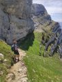 Dent de Crolles, par le sangle Barrere 2025-06-01: Sur le sangle Barrre