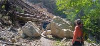 Balcon de la Buffe 2025-05-18: Isma�l ouvre le chemin