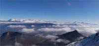 Col Vert en traverse mobilit douce 2021-11-07: Panorama Taillefer-Oisans-Dvoluy