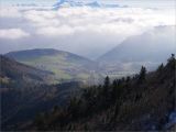 Col Vert en traversée mobilité douce 2021-11-07: Prélenfrey, qu'on a passé sous le nuage auparavant